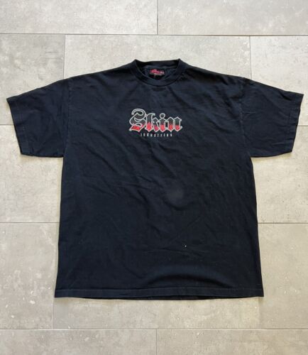 Vintage 90s Skin Industries Spell Out Promo Faded Grunge Tee Shirt Sz XL Y2K | eBay Vintage 90s Skin Industries Spell Out Promo Faded Grunge Tee Shirt Sz XL Y2K | eBay
