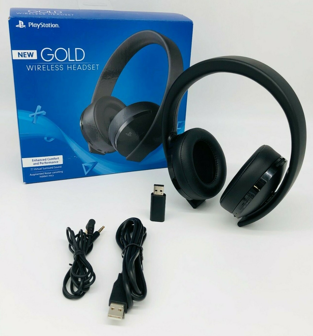 OEM Sony Playstation Gold Wireless Stereo Headset In Retail Box (CUHYA ...
