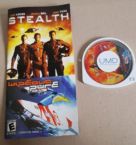 Stealth Movie (UMD, Video PSP) Includes Wipeout Pure (PSP Gameplay)