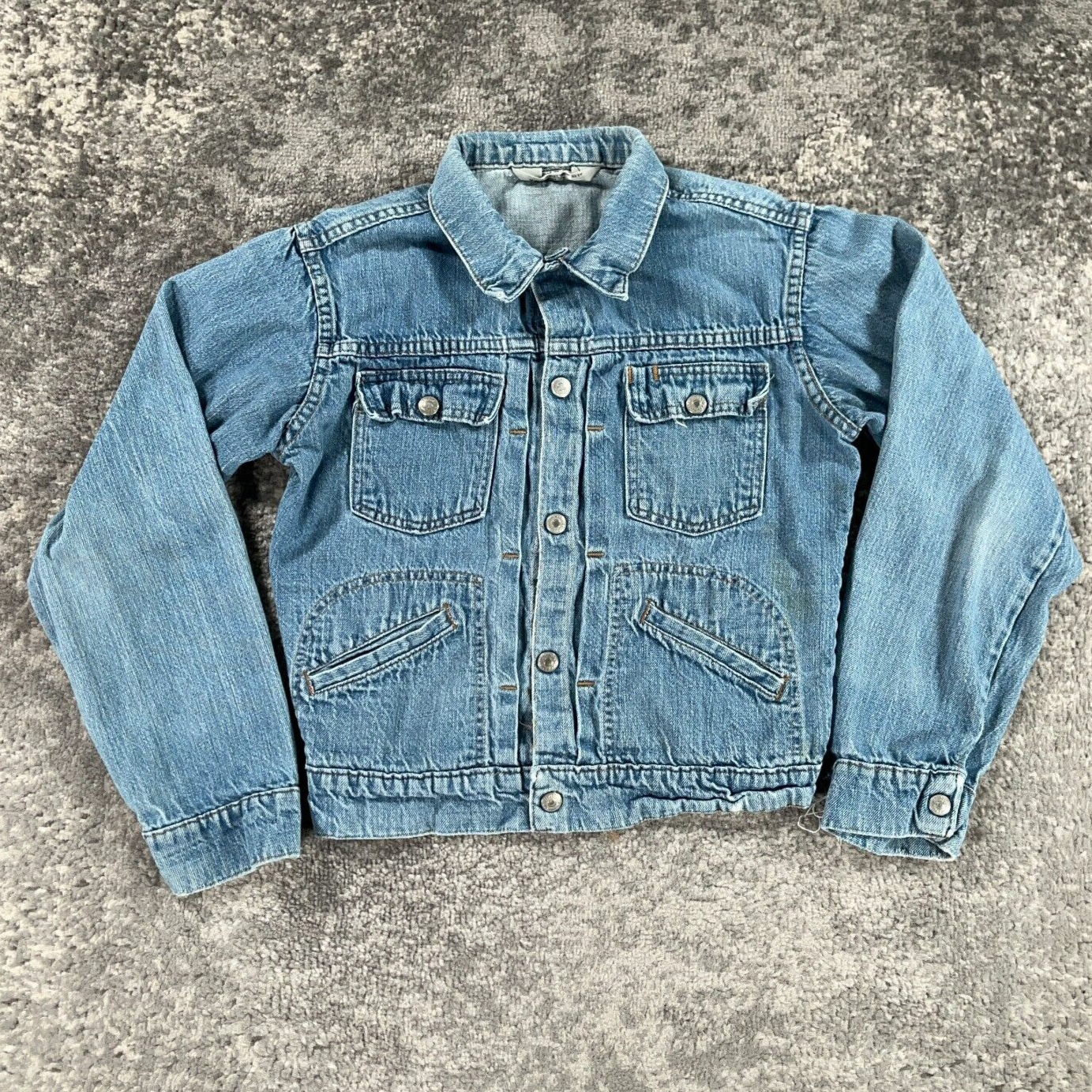 ジャケット・アウター 70's TOWNCRAFT Penneys DENIM jacket USED VTG JC Penney Towncraft Selvedge Denim Trucker Jacket Youth