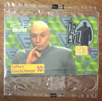 BELL CANADA Dr EVIL TELECARD TELECARTE PHONE CARD CARTE SCHEDA TARJETA PAYPHONE