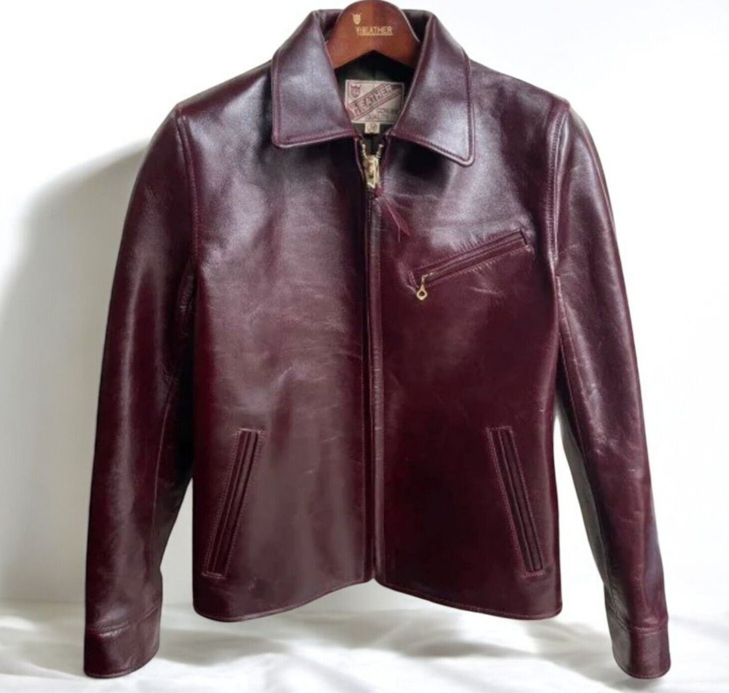 ジャケット・アウター FUGA 00s horse skin leather ridersjacket Y'2 Leather Sumi Dyed Horse Single Riders Jacket (SHR-47