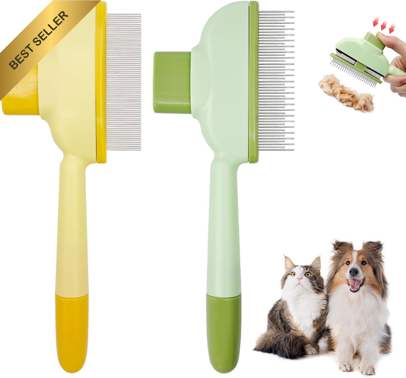 Flea Comb for Cats Dogs Grooming Hari Brush for Shedding Pet Hair Removal Comb w