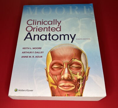 Clinically Oriented Anatomy Eighth Edition 9781496347213 Unused Access Code