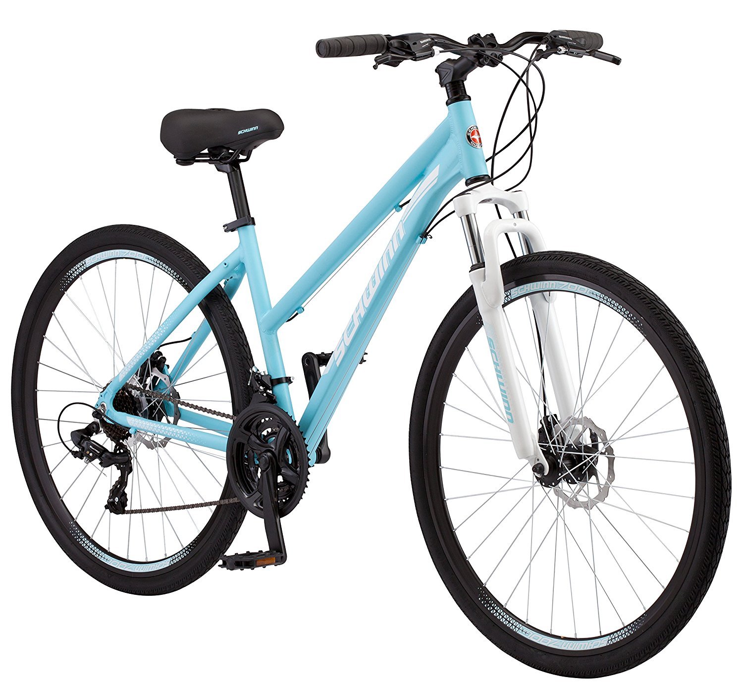 Schwinn GTX 2 Women's Dual Sport 700c Wheel Bicycle, Blue, 16 "/Small Frame Size