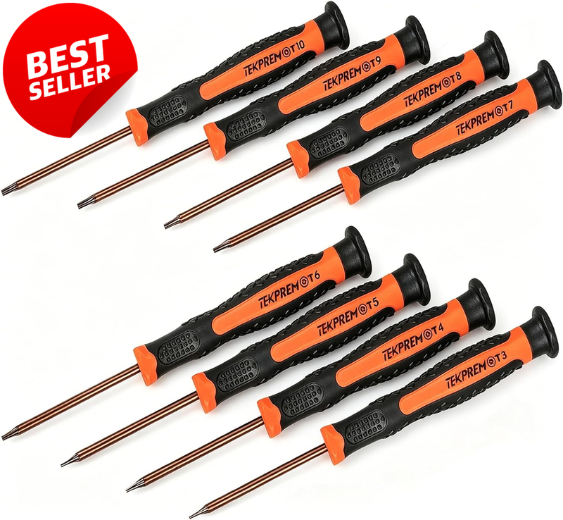 8Pc Torx Security Screwdriver Set T3-T10 Magnetic Repair Kit Electronics - US