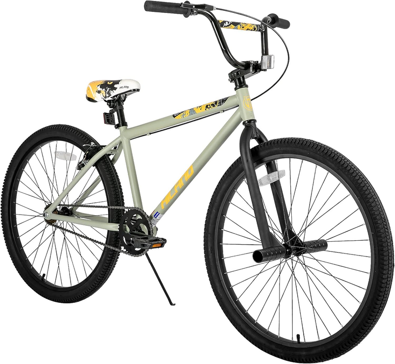 Hiland BMX Bike,20 24 26 Inch,Beginner-Level to Advanced Riders with 2 Pegs,Kid&rsquo;