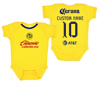 America aguilas themed baby bodysuit - Personalization Available