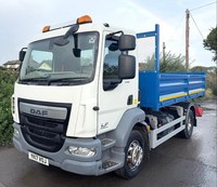 2017 DAF LF55.230 BRAND NEW TIPPER TARMAC 5X CHUTES 14 TON EURO-6 U-LEZ AIR-CON