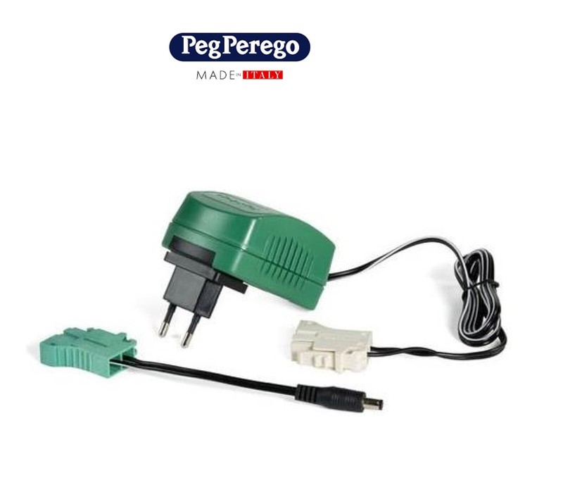 Peg Perego Caricatore Caricabatteria 6 Volt + Jack Ikcb0301j -Nuovo-Italia