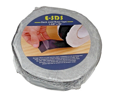 1PK Deck Joist Tape 1-5/8'' X 50'  E-SDS  Butyl Joist Tape for Decking Waterproo