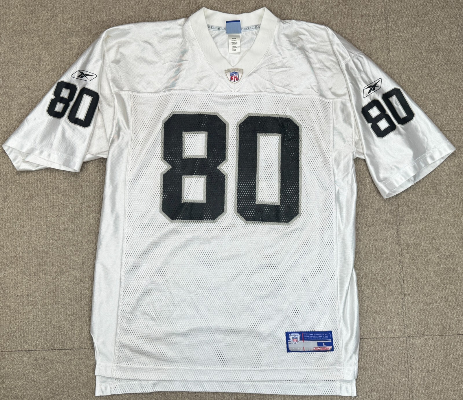 RAIDERS NFL Reebok製オークランド・レイダース80番ユニフォーム Reebok Vintage NFL Oakland Raiders #80 Jerry Rice Football