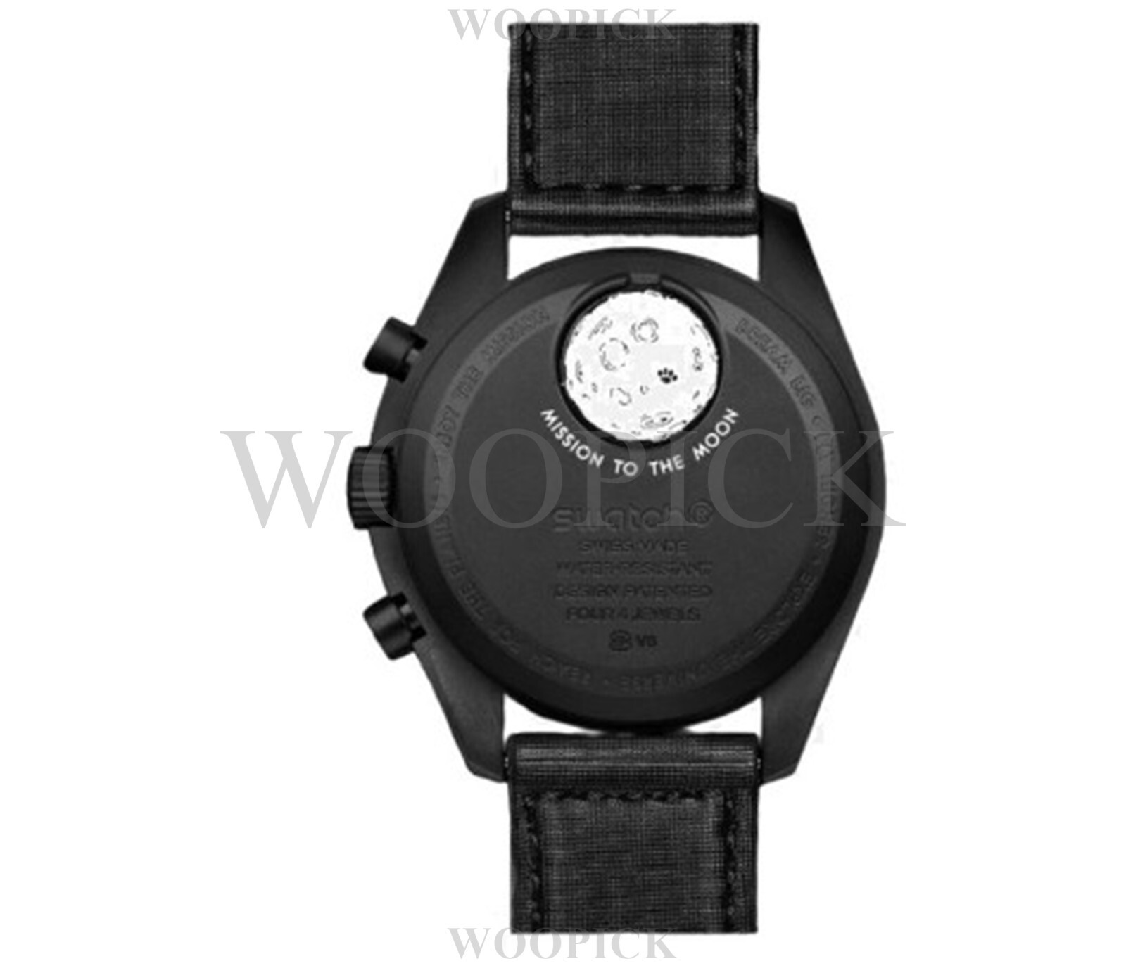 Pre-owned Swatch X Omega X Snoopy Mission To The Moonphase Moon Bioceramic Sealed-bk