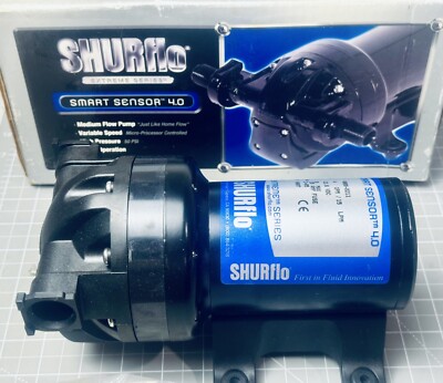 SHURFLO 4900-0211 Extreme Series Smart Sensor 4.0 50 psi 15GPM 13.6v WATER PUMP