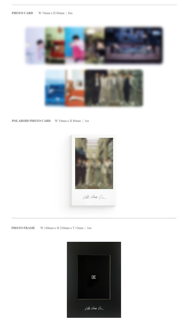 BTS [BE] Deluxe Edition Album CD+POSTER+2 Book+L.Poster+16