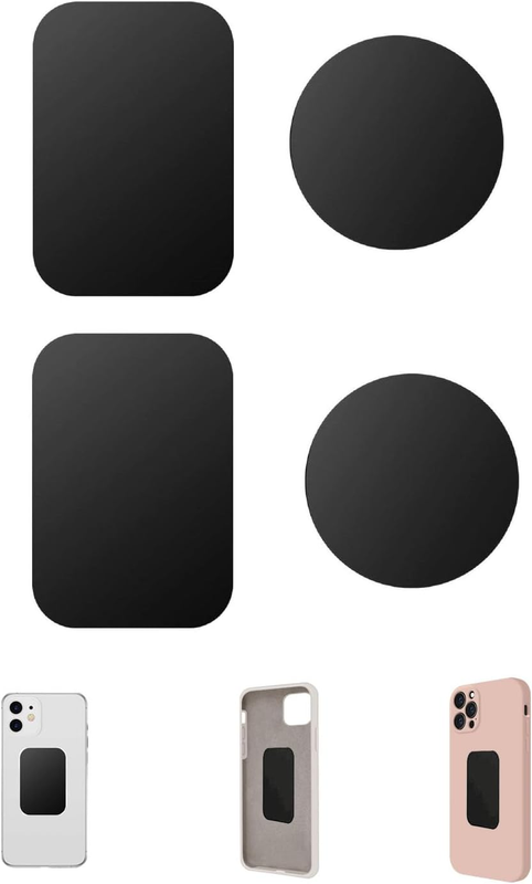 Mount,4 Piece Phone Magnet Plate, Metal