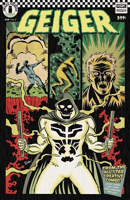 Geiger Vol 2 #3 Cover B Variant Dean Haspiel Cover GHOST MACHINE 6/12/24