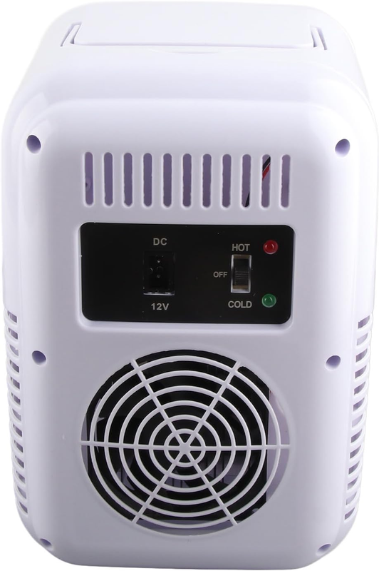 Portable RV Refrigerator 50W Solar Powered Cooler Freezer for Camping Monocrystalline Silicon Solar Powered Refrigerator DC18V Car Fridge for Truck 48W Cooling 45W Heating 24X22X16Cm