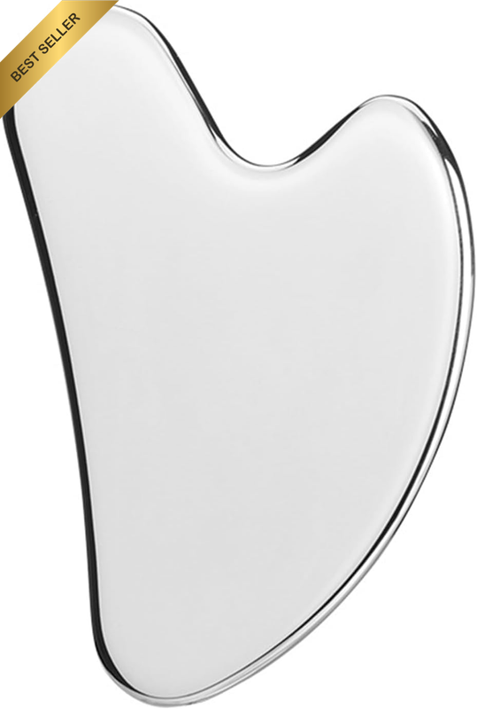 Gua Sha Facial Tools,Stainless Steel Guasha for Face Massager,Jawline Sculpting