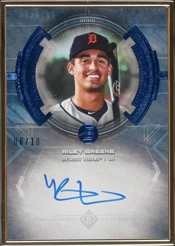 2020 Bowman Transcendent Collection - Riley Greene #BTA-RG
