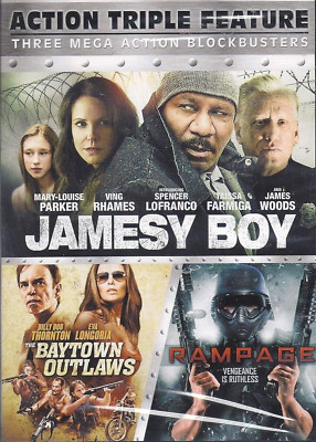Jamesy Boy, Baytown Outlaws, Rampage DVD, 2016, New, Action Triple Feature