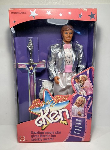 1988 Mattel Super Star Ken Doll For Barbie #1535 NRFB NEW