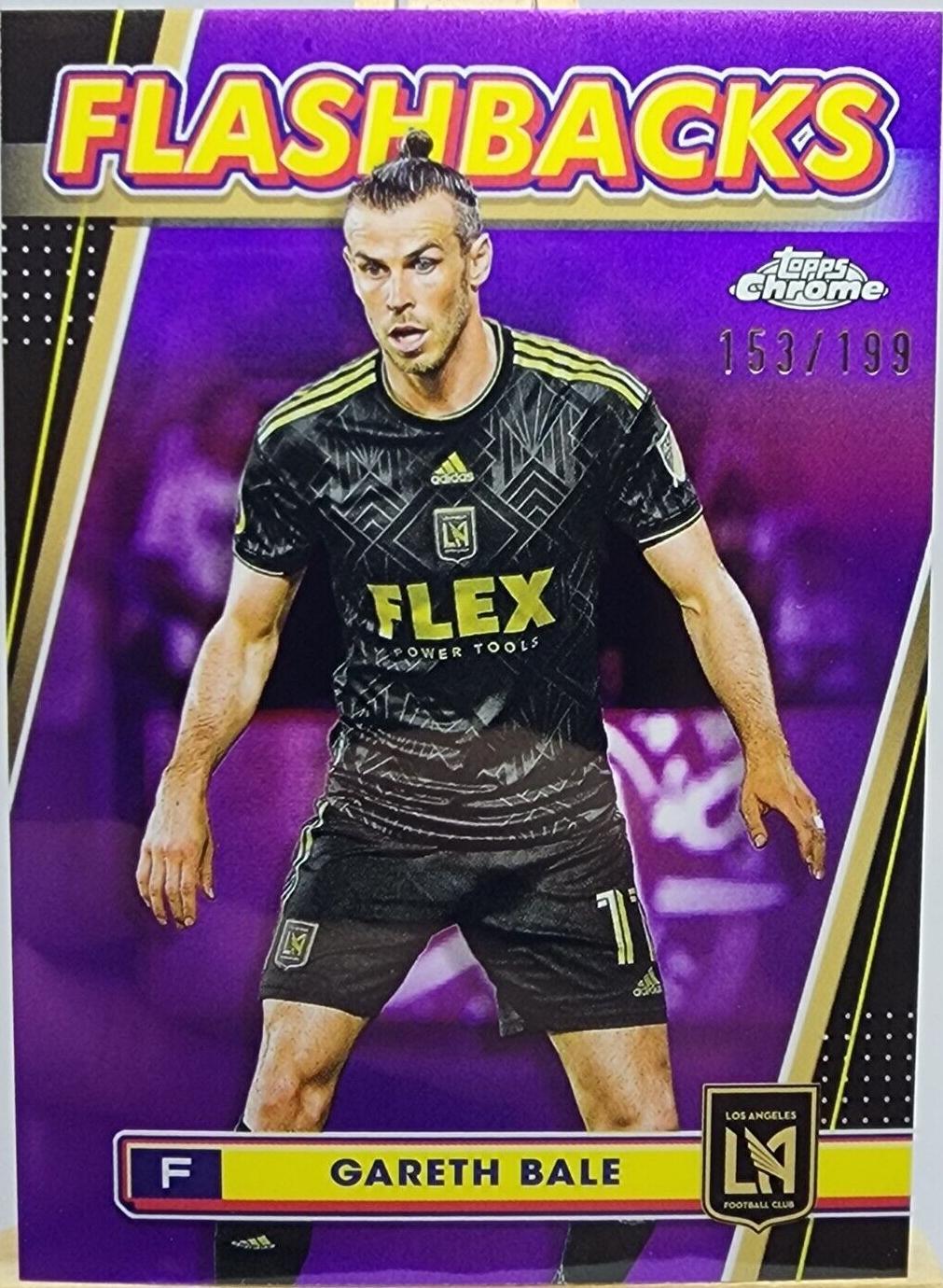 2024 Topps Chrome Mls - MLS Flashbacks Gareth Bale #200 Purple ...