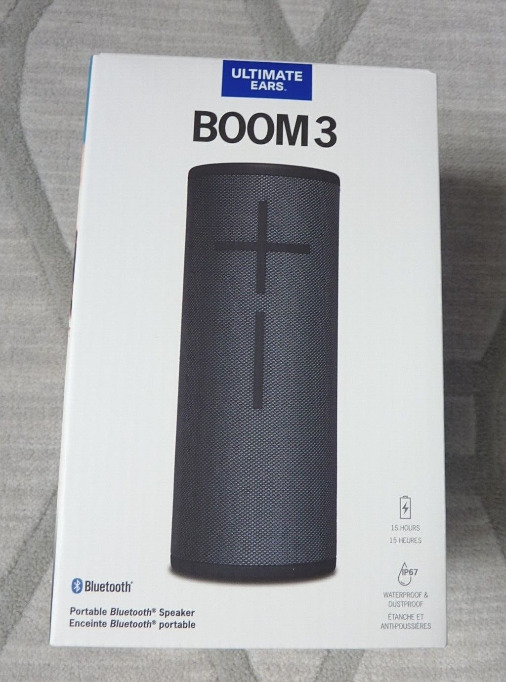 NEW! Ultimate Ears BOOM 3 Portable Bluetooth Speaker System NEW! Ultimate Ears BOOM 3 Portable Bluetooth Speaker System