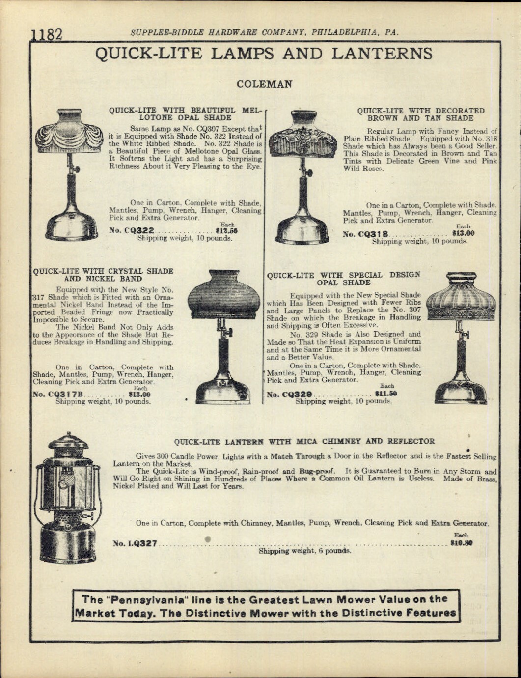 Coleman&Non-Coleman Lamp Shades Book ① Guide to Coleman and Non-Coleman Lamp Shades : AGM, Akron