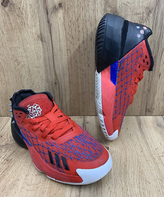 Adidas D.O.N. Issue 4 Spider-Man Red Basketball Sneaker Shoes Size 5 Rare HR1616