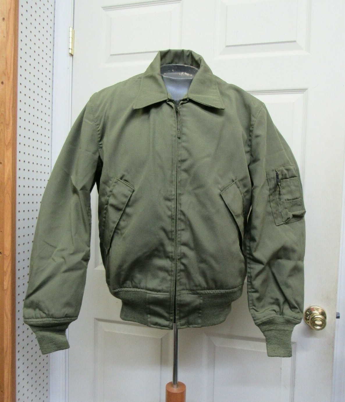 US Lightweight Flyers Flight Jacket Post Vietnam OD 1980s