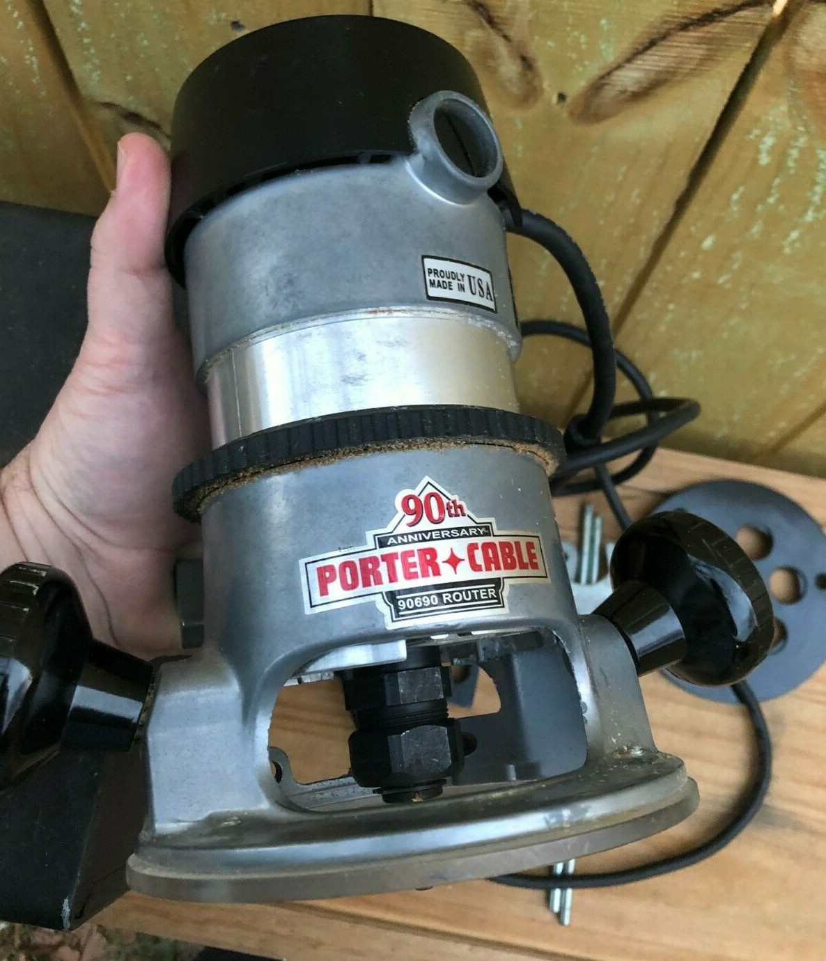 Porter Cable Router 90690 90th Anniversary in Metal Case