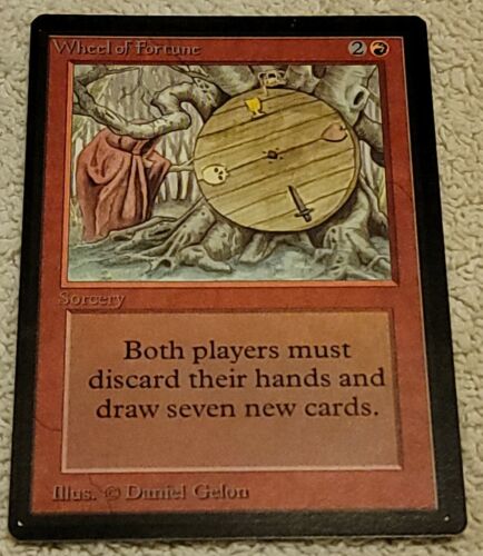 Wheel of Fortune beta Collector's Edition MTG Vintage