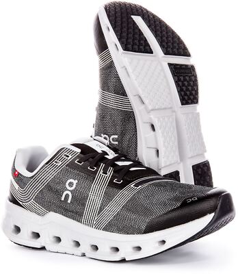 Pre-owned On Running Cloudgo Mens Sneaker Black White Size Us 6 - 13