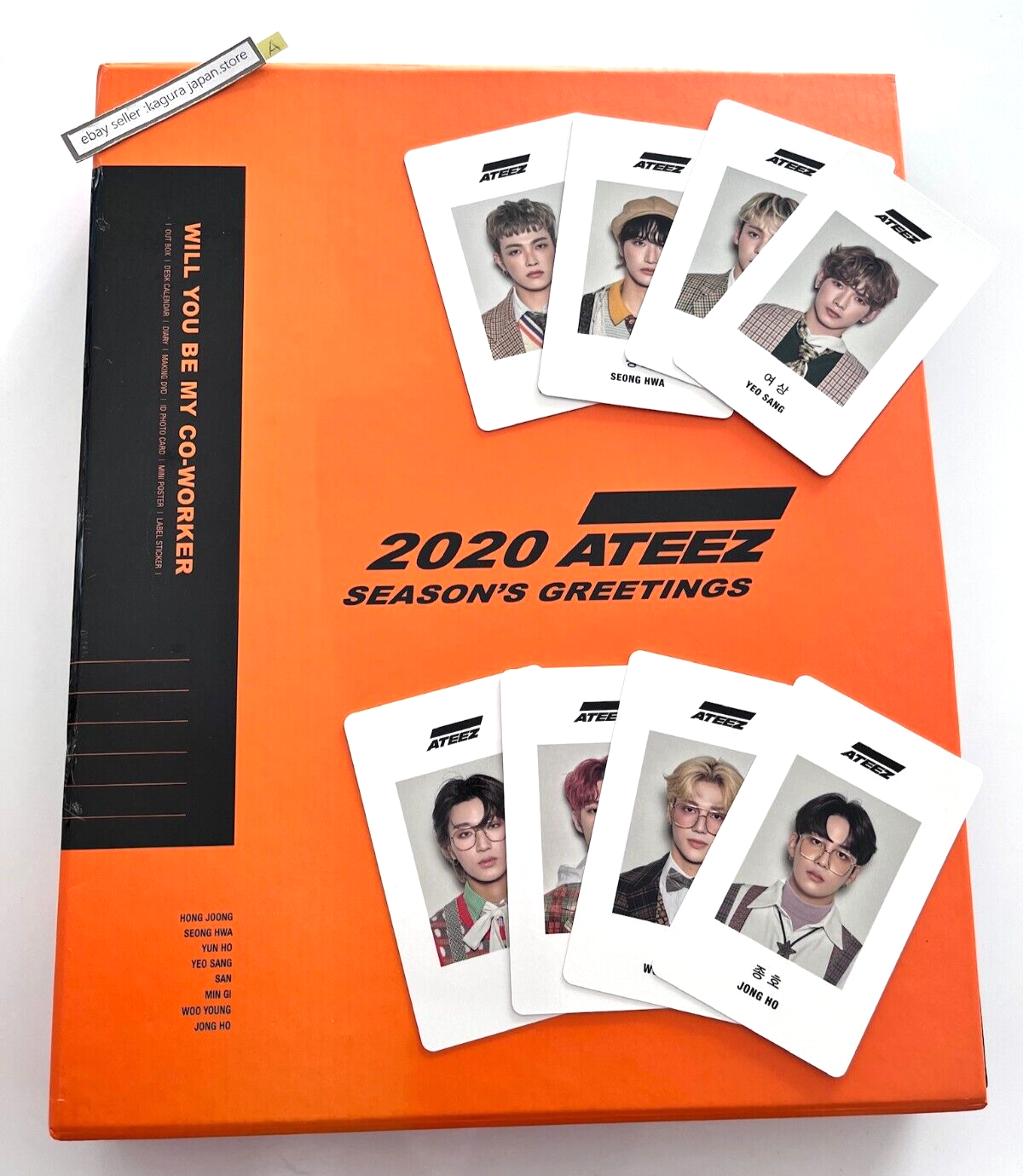 ATEEZ 2020 SEASON'S GREETINGS Full Set JP ver. DVD Region ATEEZ 2020 SEASON'S GREETINGS Full Set JP ver. DVD Region