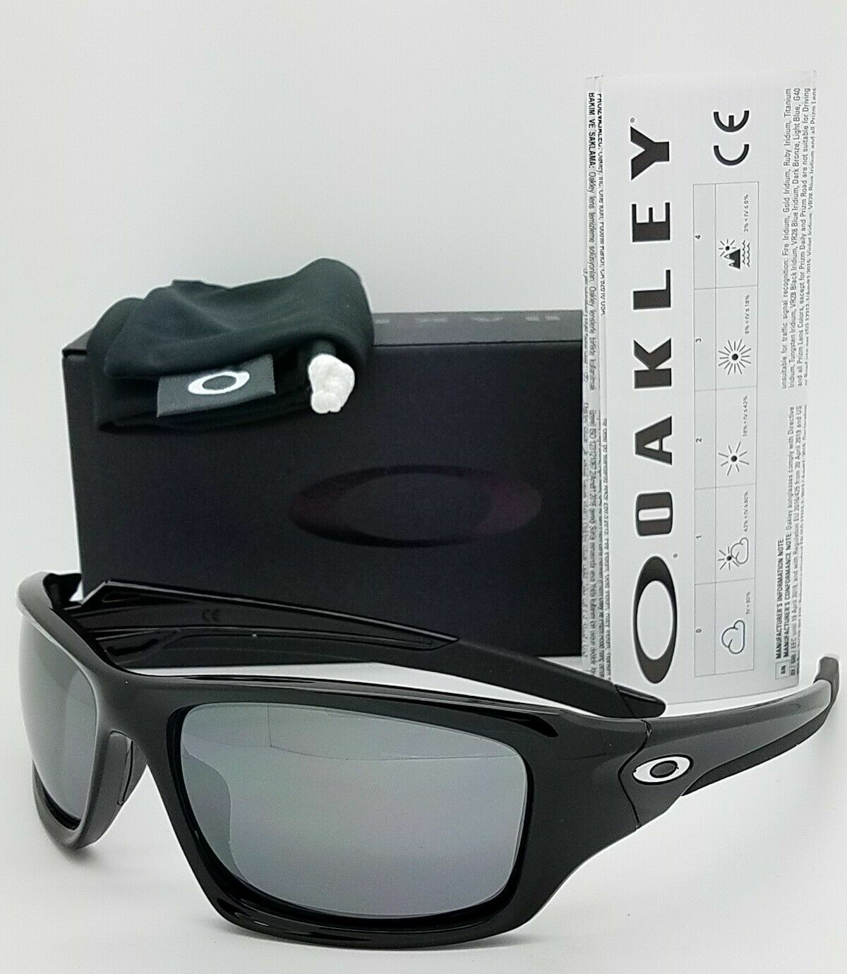 NEW Oakley Valve sunglasses Black / BLK Iridium 9236-0160 NEW Oakley Valve sunglasses Black / BLK Iridium 9236-0160