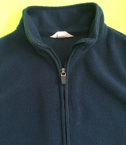 ???? LANDS’ END KID NAVY SOFT FLEECE VEST SZ M (10-12) EUC! ????