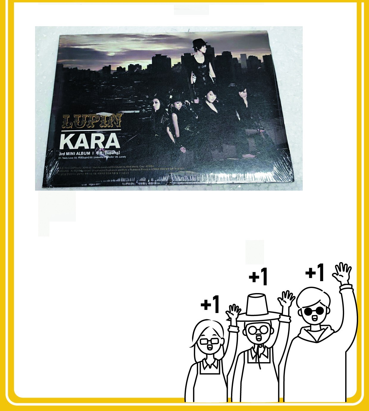 KARA Lupin (3rd Mini Album) 直筆サイン入り CD KARA 3rd MINI ALBUM