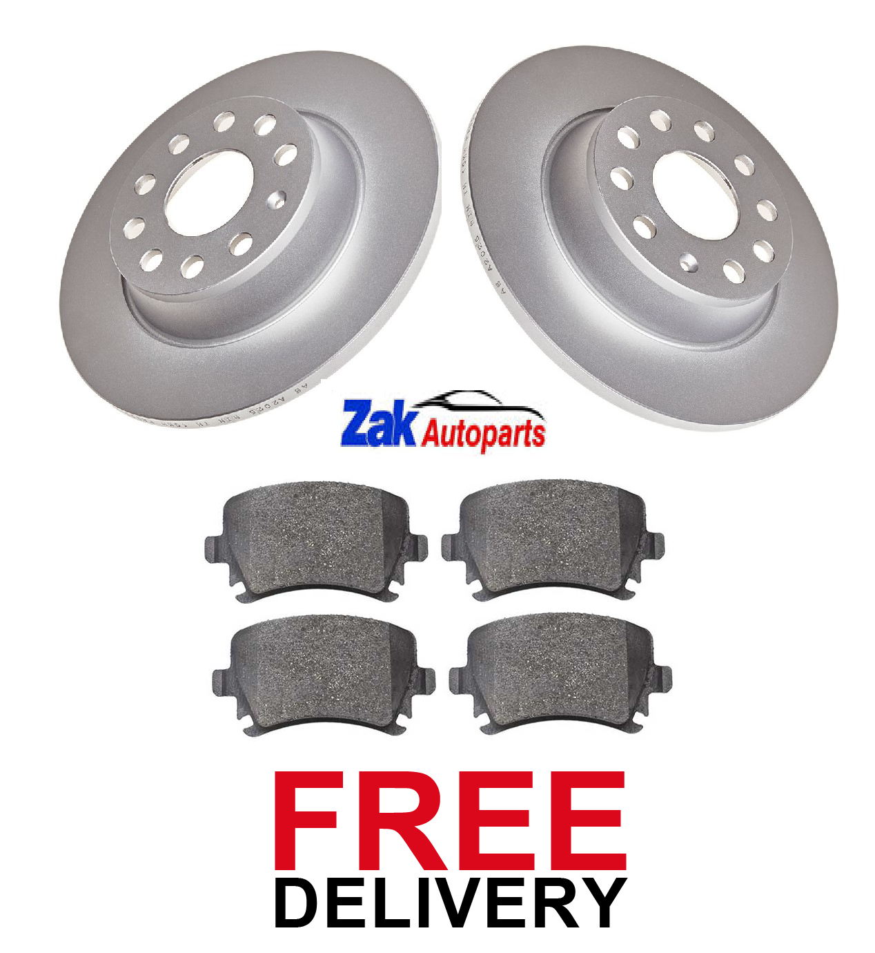 FOR SKODA SUPERB 1.8 2.0 TDi (20082015) REAR 2 BRAKE DISCS AND PADS SET NEW eBay