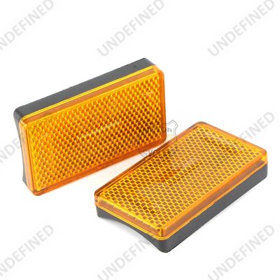 Motorcycle Bike FRONT FORK REFLECTOR ORANGE for Yamaha Honda Suzuki