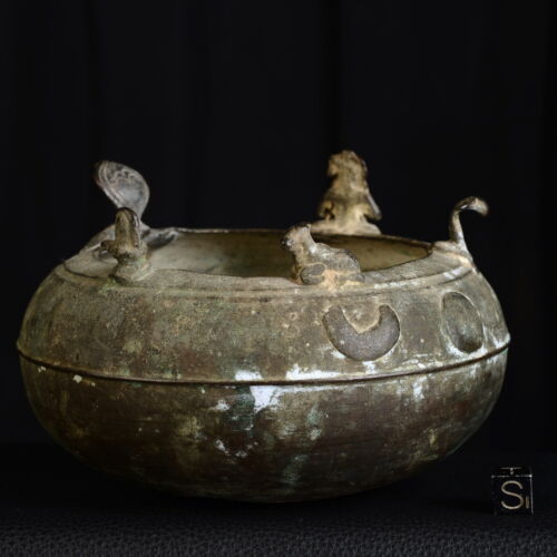 Bowl IN Offerings Shivaïste Dated Of 18th Century, Naga Lingam Shiva Nandi ,