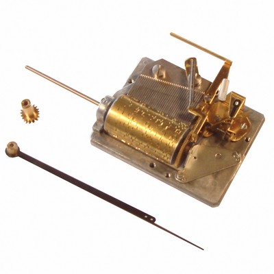 Music box movement PF 1.36 - 12 teeth, axis 50mm 9.0600.03 NEW