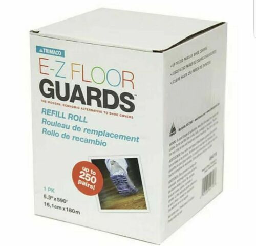 NEW TRIMACO 54716 E-Z Floor Guards Film Refill Roll 1 Pack, up to 250 pairs