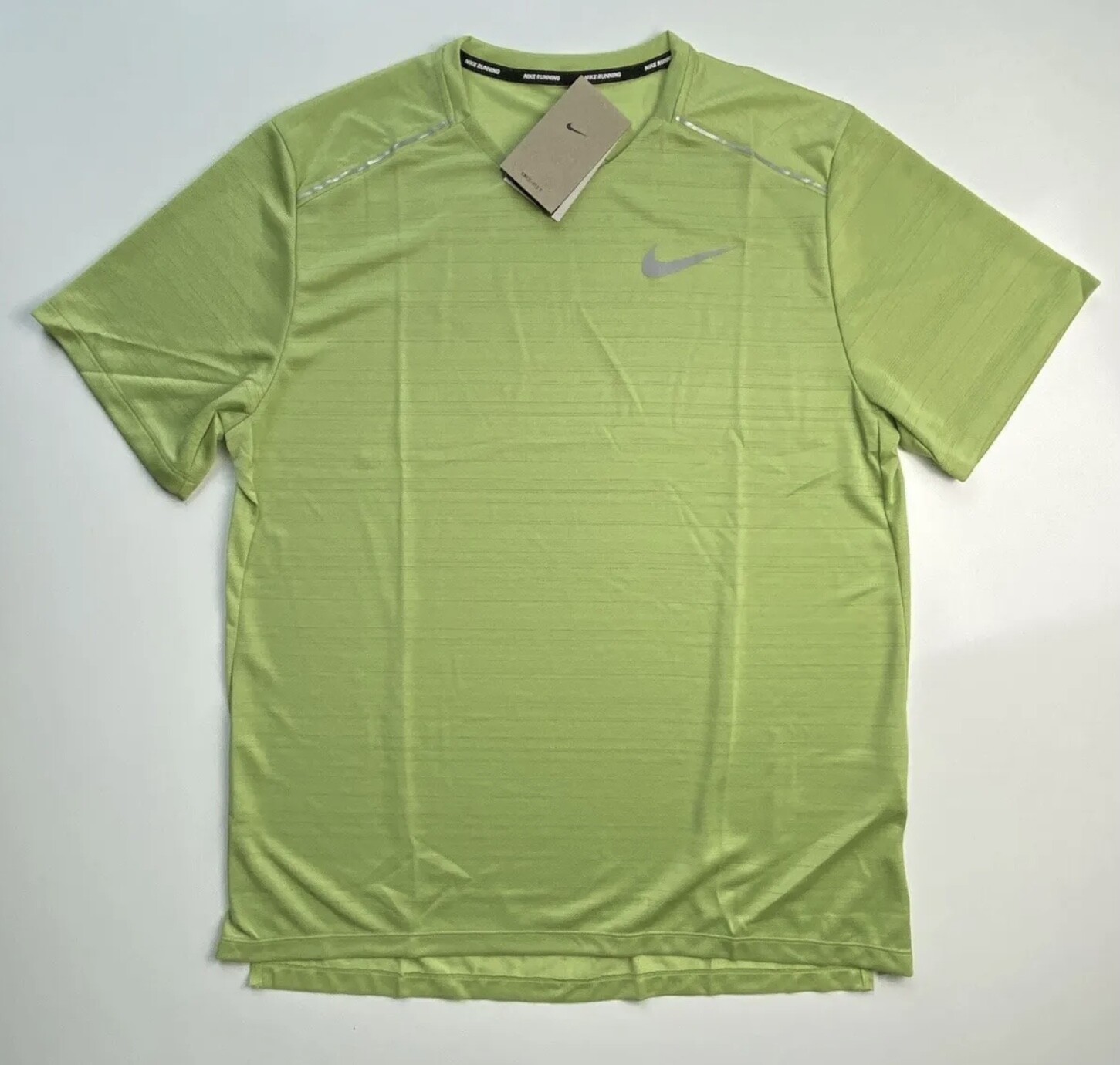 Mens Nike Dri Fit Miler 1.0 T Shirt Top Running Gym Pink