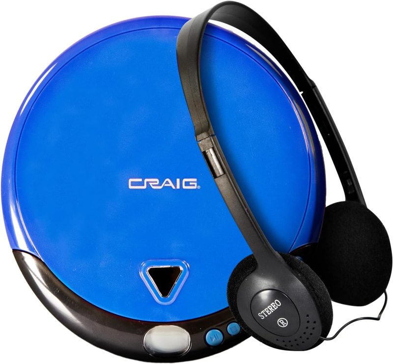 Craig CD Player Portable CD DVD Drive Portable & Programmable CD/CD-R Compatible