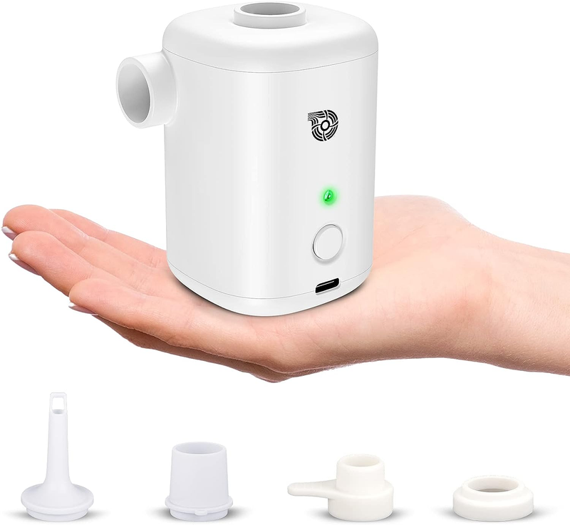 Electric Air Pump Rechargeable for Inflatable Air Mattress Bed Boat Couch Pool