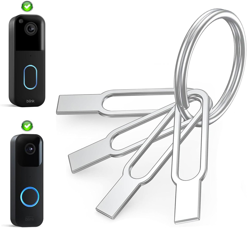 4-Pack Blink Doorbell Key Replacement Tool Release Pin for Mou...