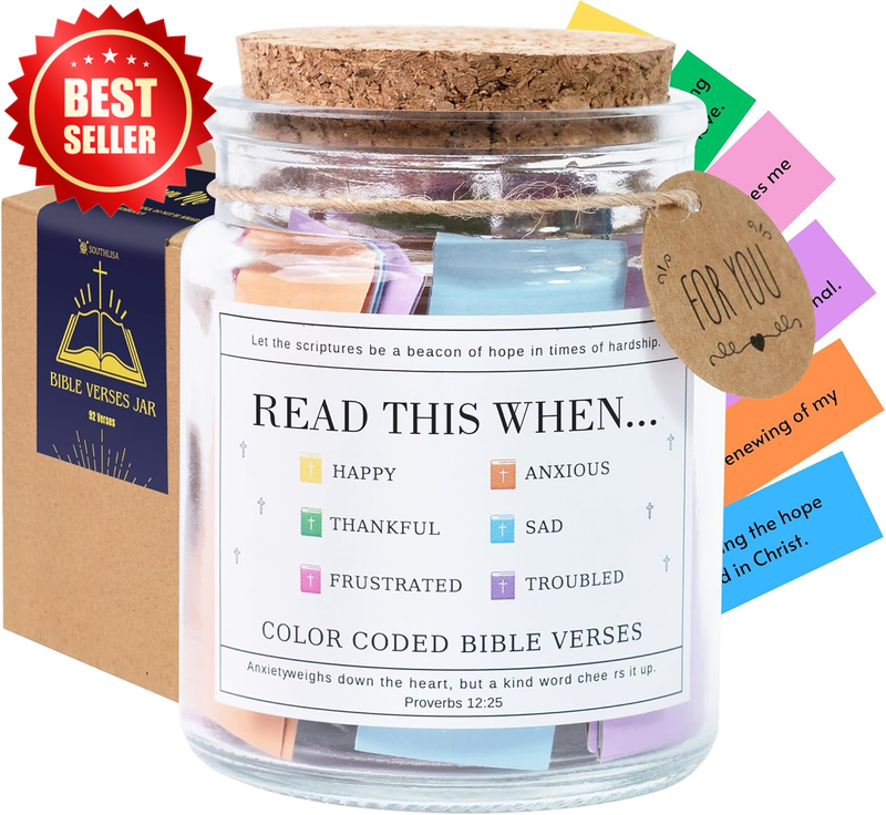 Read This When Bible Verses Jar Daily Encouragement Christian Gift Women Mom US