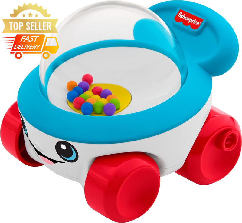 Baby Corn Popper Push Toy - Sounds & Crawling Development - 6+ Months