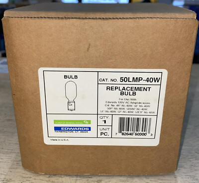 EDWARDS REPLACEMENT BULB FOR SIGNALING 50LMP-40W 40W 120V